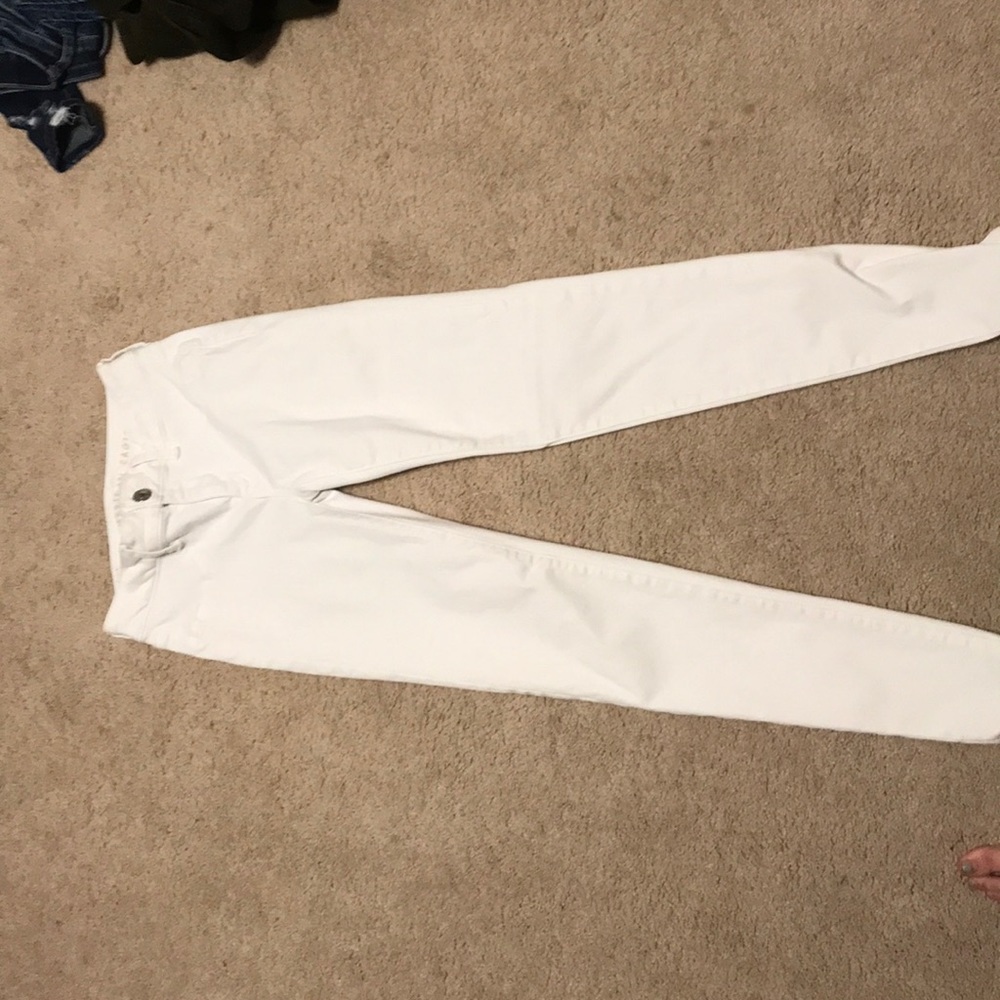 white jeans